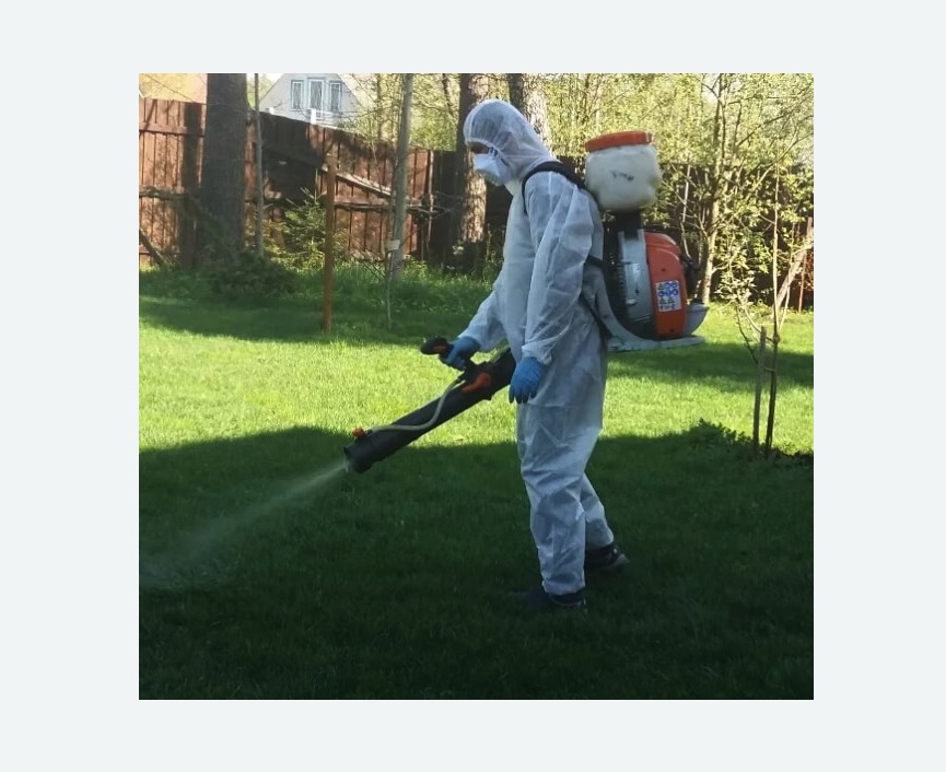 Обработка территории от клещей в Спасске